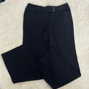 Black straight leg formal pants